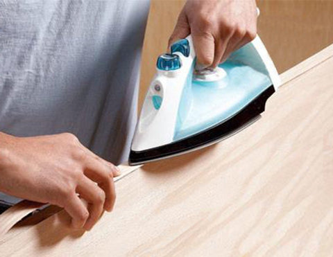 Edge Supply sanded wood veneer edge delivers a smooth, paint-ready surface.