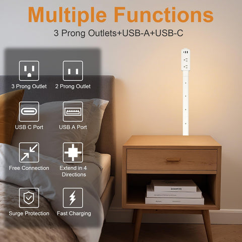 EDIEBE 15.3-inch extender shown along wall for flexible reach