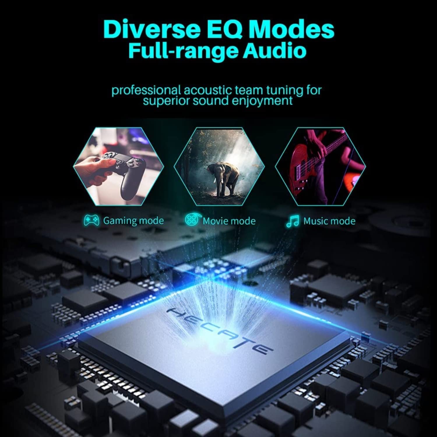 Edifier G2000 RGB lighting creates immersive gaming ambience.