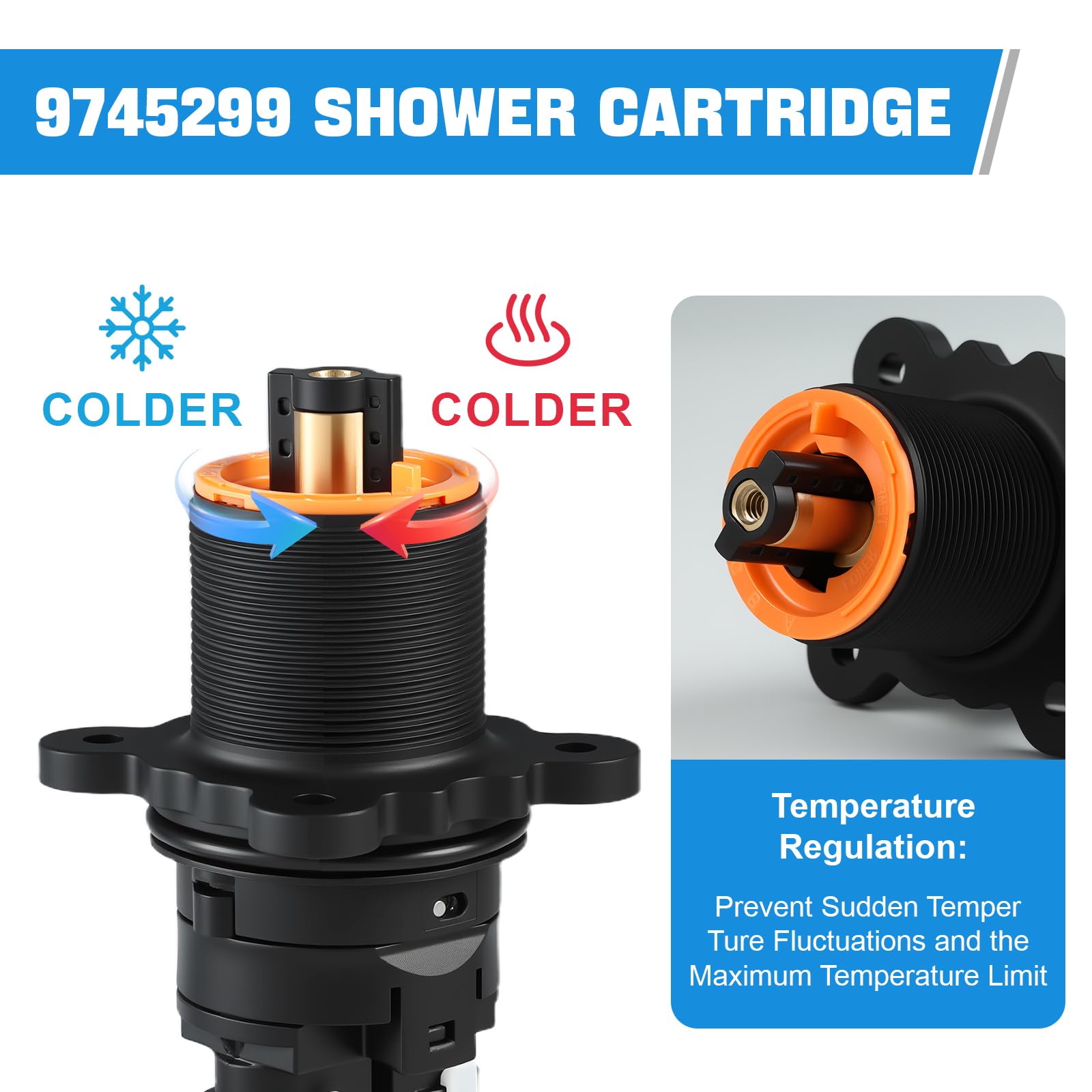 Edifla 9745299 demonstrates daily durability for showers.