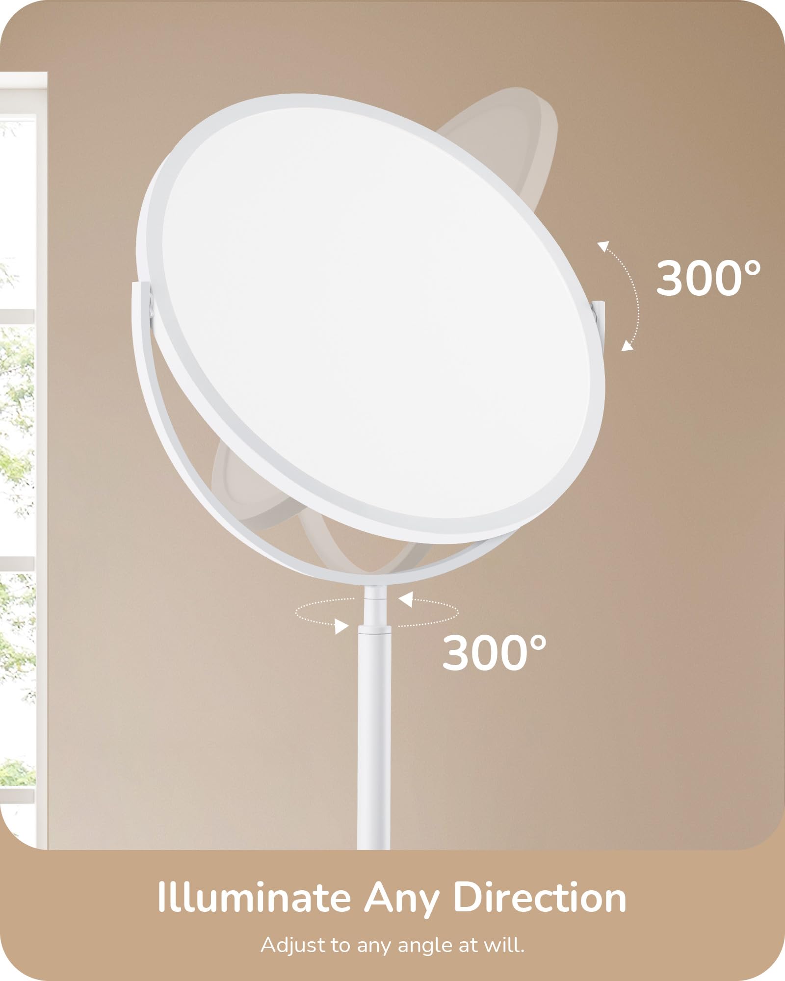 EDISHINE 12-inch LED panel provides large soft light for reading