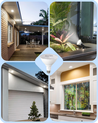 EDISHINE 18W equivalent LED flood bulb delivers efficient brightness