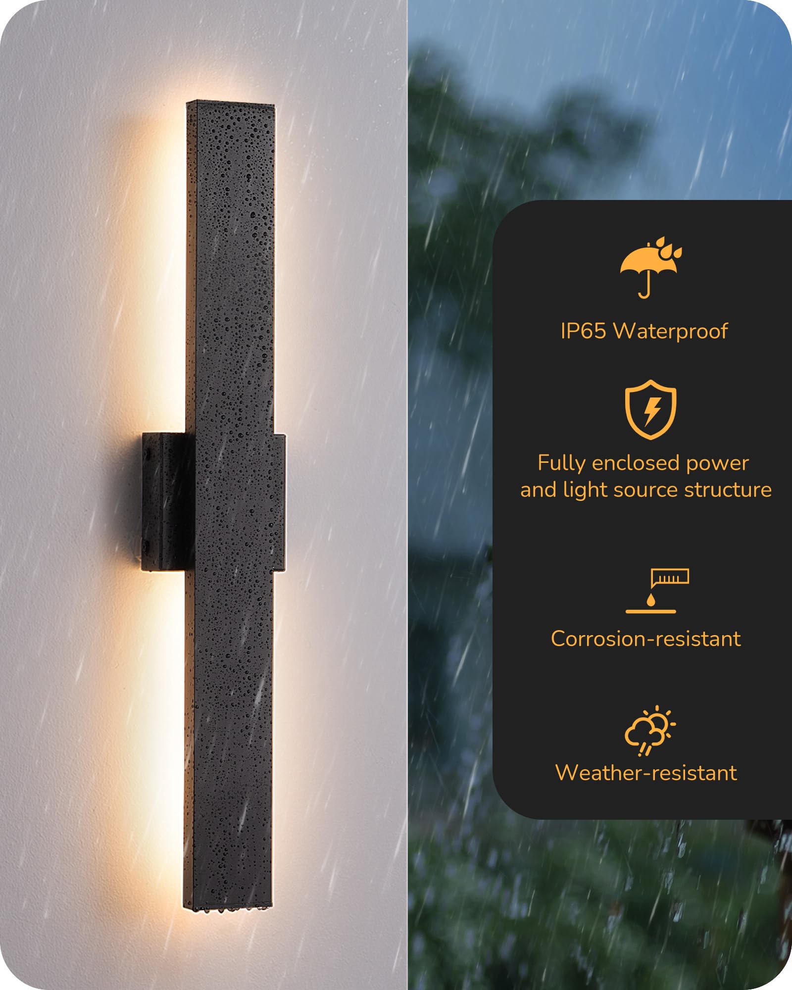 EDISHINE dimmable lighting with 1223 lm for safer, adjustable brightness.