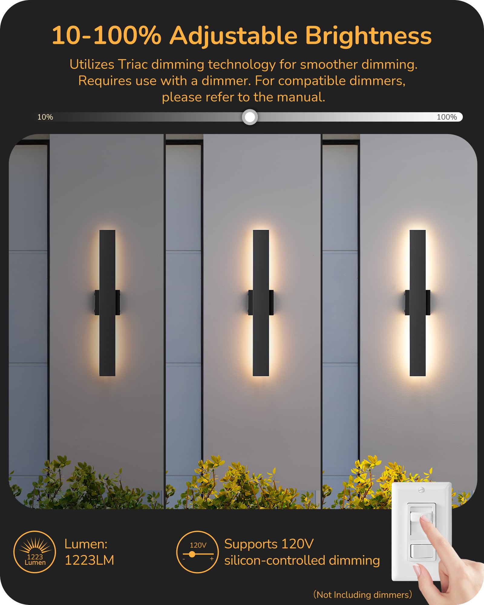 EDISHINE IP65-rated fixture demonstrates durability in rain or shine.