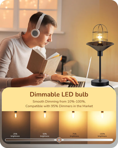 EDISHINE 2700K warm white light creates a cozy home atmosphere.