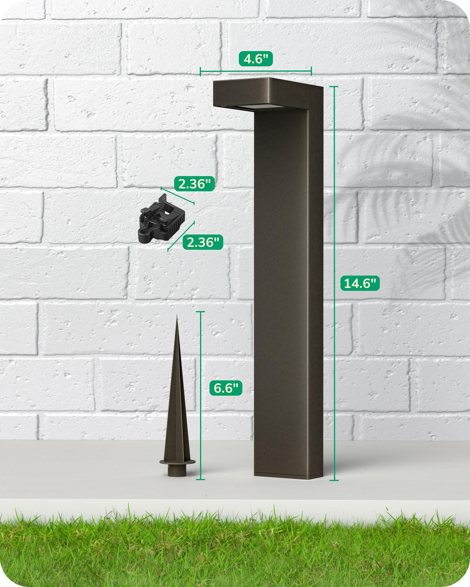EDISHINE 6-pack outdoor lights deliver cohesive curb appeal and simple yard enhancement.
