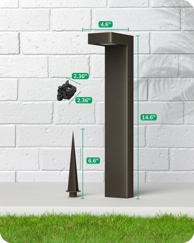 EDISHINE 6-pack outdoor lights deliver cohesive curb appeal and simple yard enhancement.
