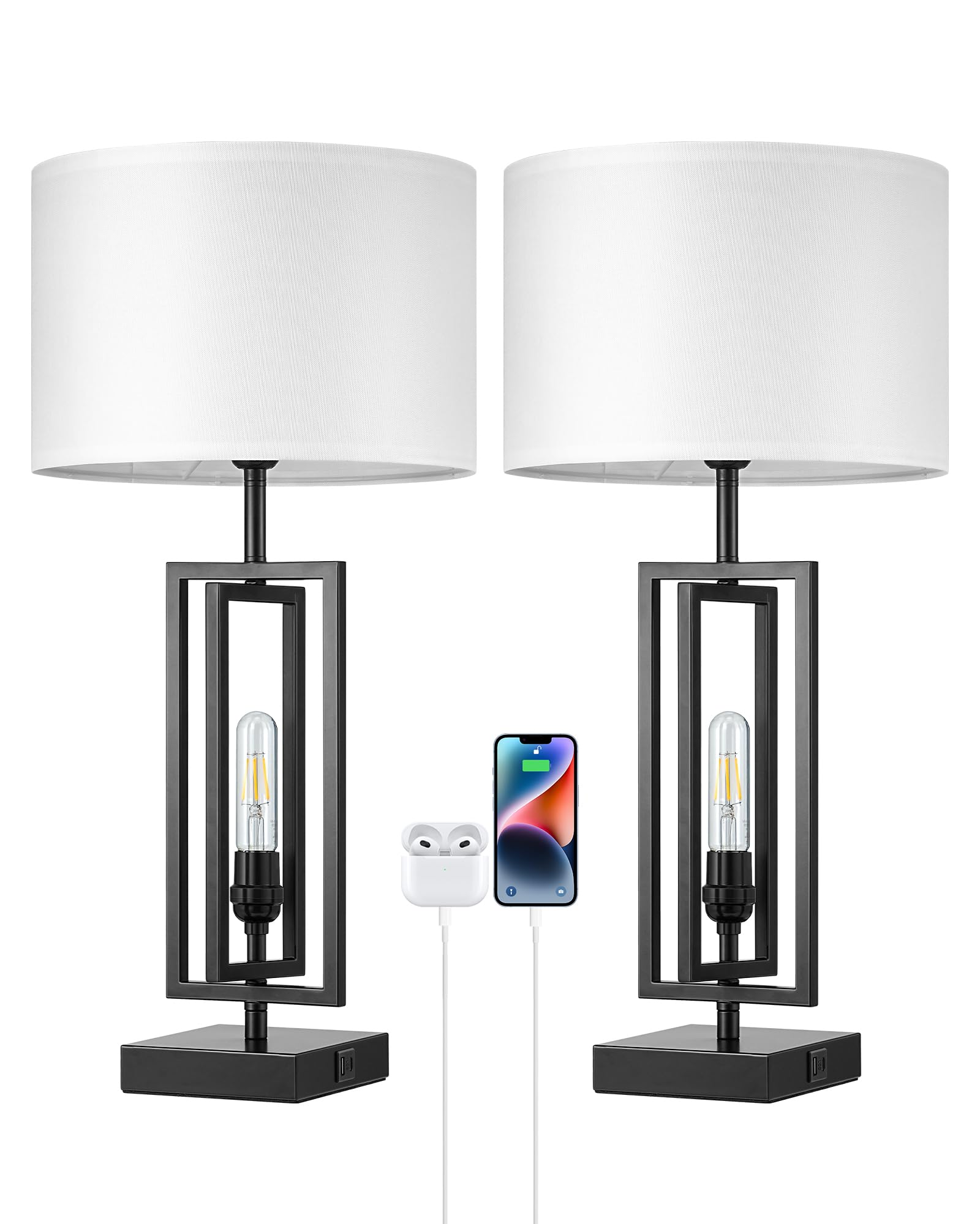 EDISHINE 65 inch cord provides flexible placement near seating or beds