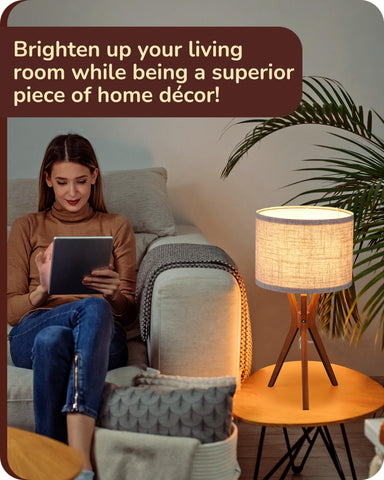 EDISHINE 65-inch power cord offers flexible placement.