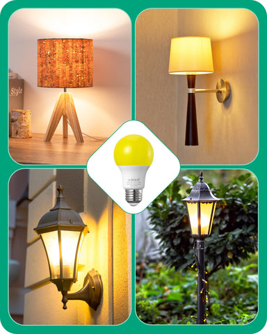 EDISHINE A19 bulb with E26 base fits standard fixtures