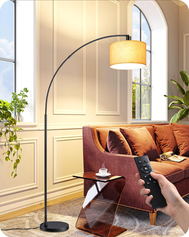 EDISHINE arc floor lamp base provides stable, tip-resistant support for living areas.