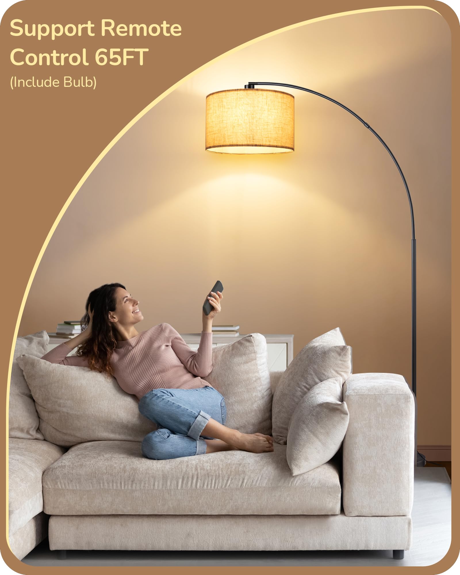 EDISHINE dimmable bulb offers warm to cool light for various tasks.