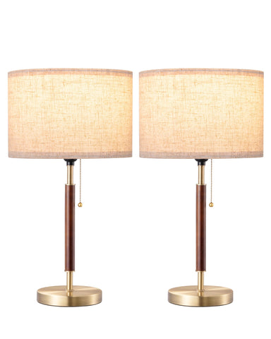 EDISHINE beige linen shade softens lighting for reading or relaxing