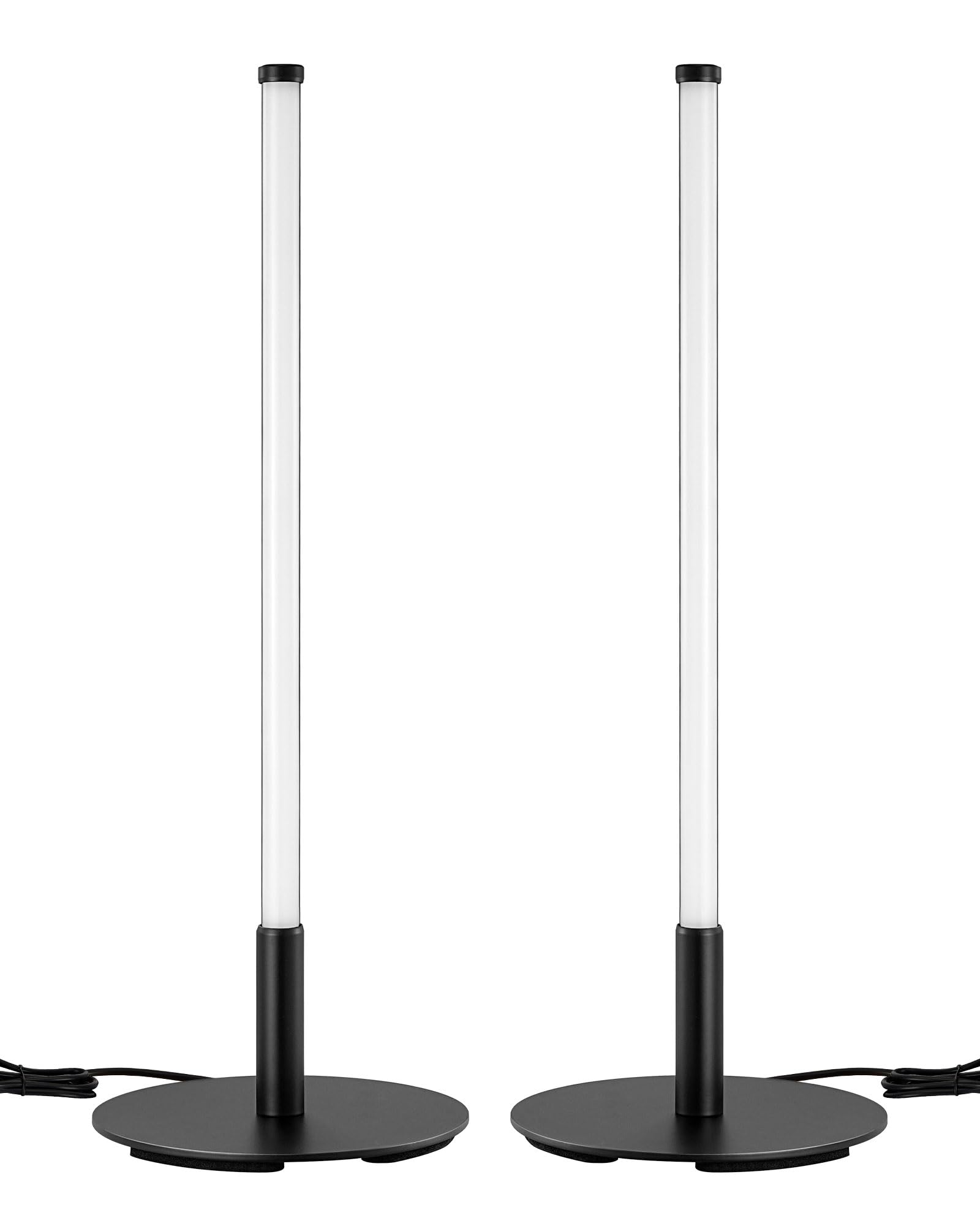 EDISHINE black nightstand lamp suitable for bedrooms or living rooms