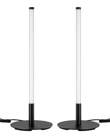 EDISHINE black nightstand lamp suitable for bedrooms or living rooms