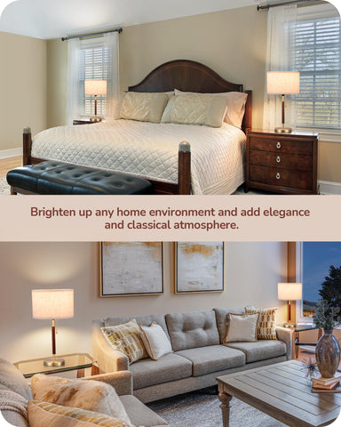 EDISHINE lamp with E26 base fits common bulbs for versatile illumination
