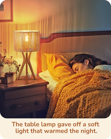 EDISHINE lamp compatible with E26 bulbs for adjustable brightness