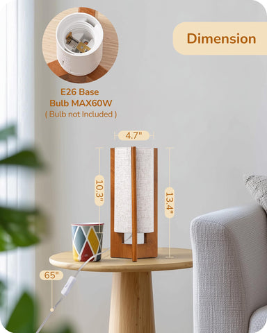 EDISHINE lamp with E26 socket compatibility for versatile bulbs.
