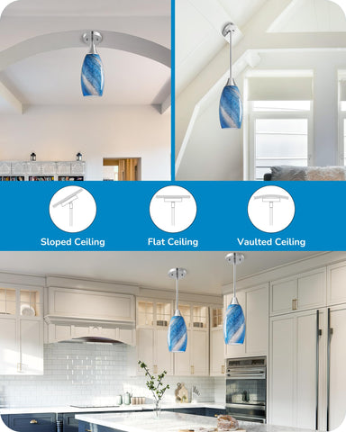 EDISHINE E26 socket pendant supports diverse bulb choices for brightness