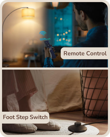 EDISHINE easy-assembly floor lamp for quick setup