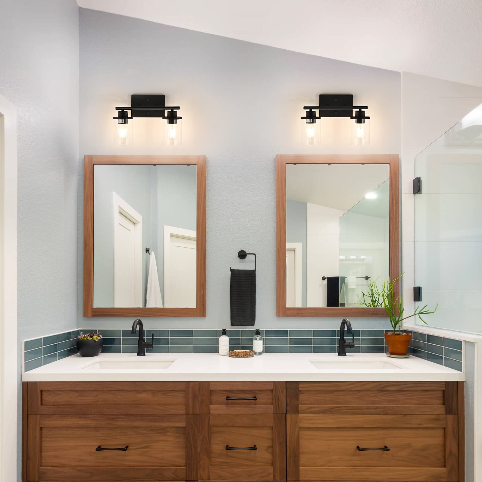 EDISHINE LED-ready design promotes energy efficiency in the bathroom