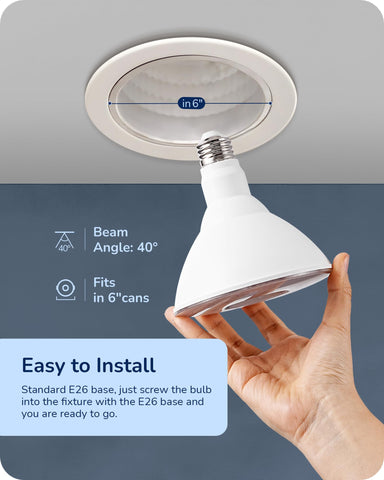 EDISHINE 18W LED equals 120W traditional bulb, saving energy