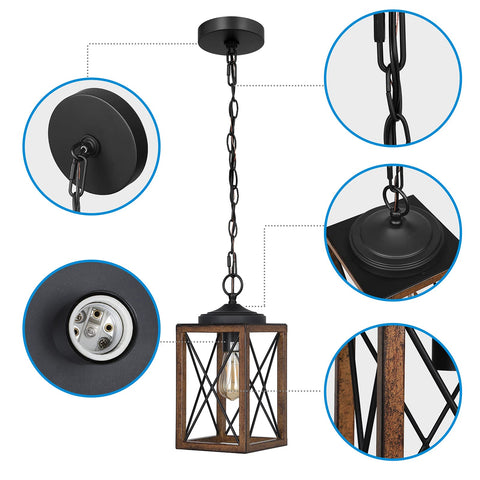 Perfect focal lighting for kitchen island or dining hall with EDISHINE pendant.