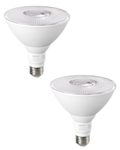 EDISHINE flood light bulb par38 outdoor dimmable for patio and yard lighting