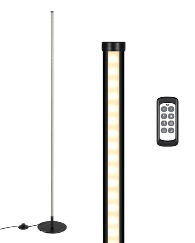 EDISHINE black 57.5 inch floor lamp fits versatile spaces