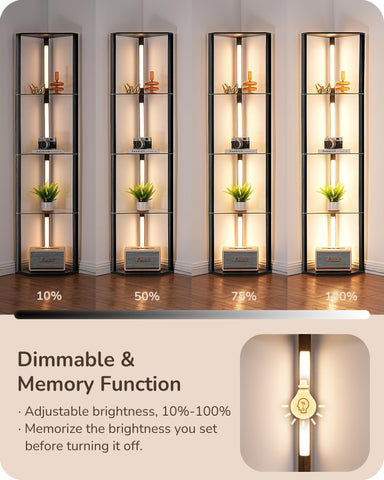 EDISHINE floor lamp foot switch for convenient on/off without touching