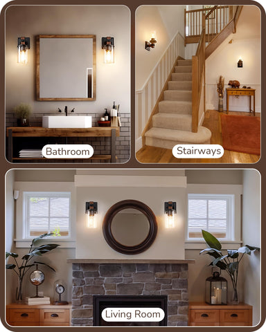 EDISHINE hallway and living room lighting adds warm ambience