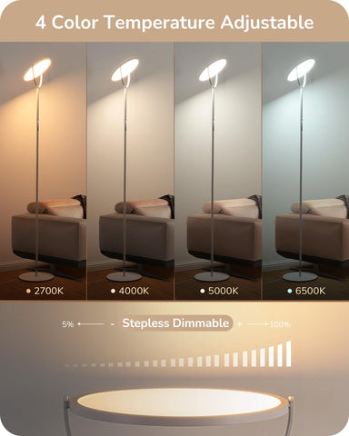 EDISHINE height-adjustable pole adapts to seating and desks