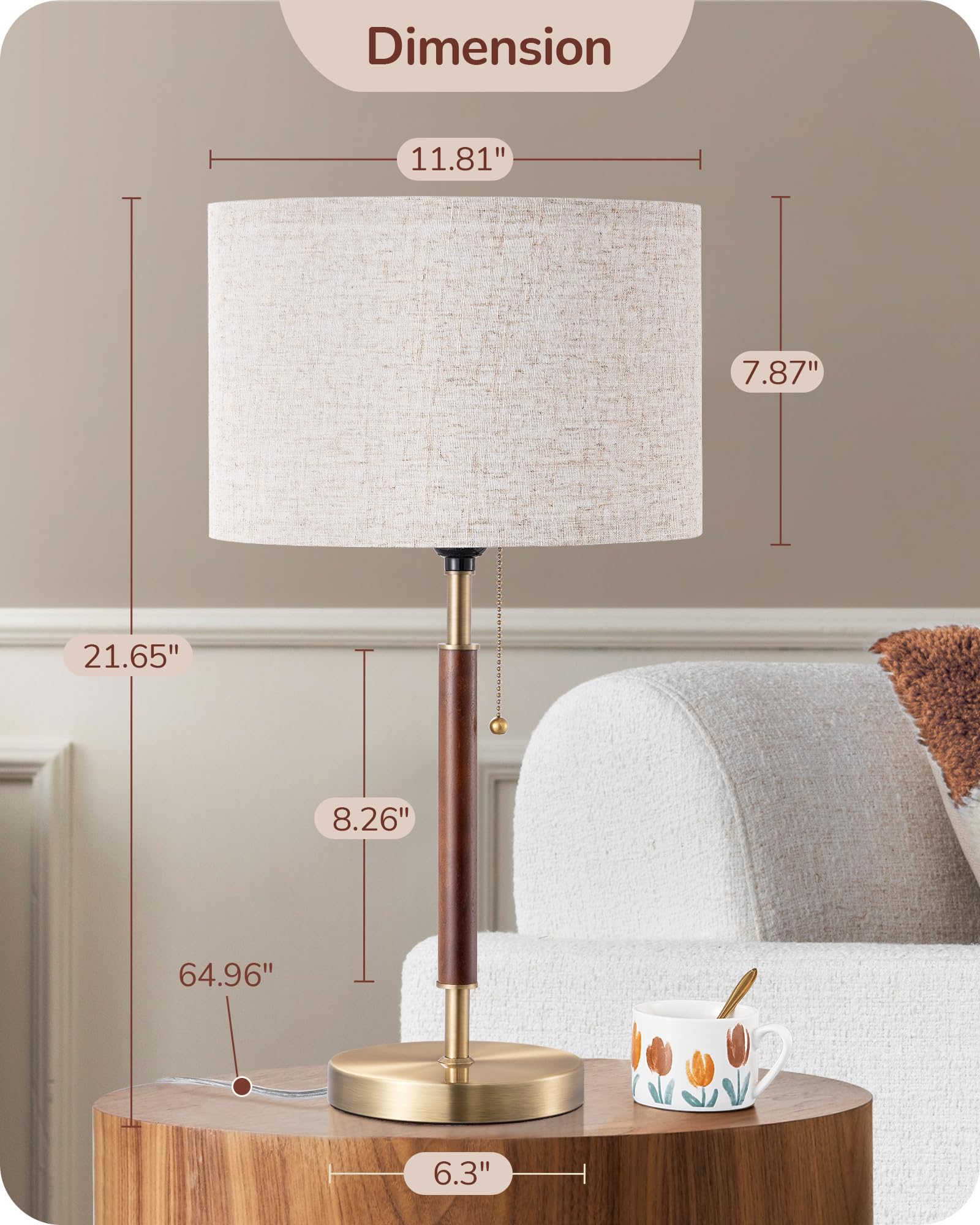 EDISHINE two-pack on nightstands creates cohesive lighting for bedrooms or living spaces