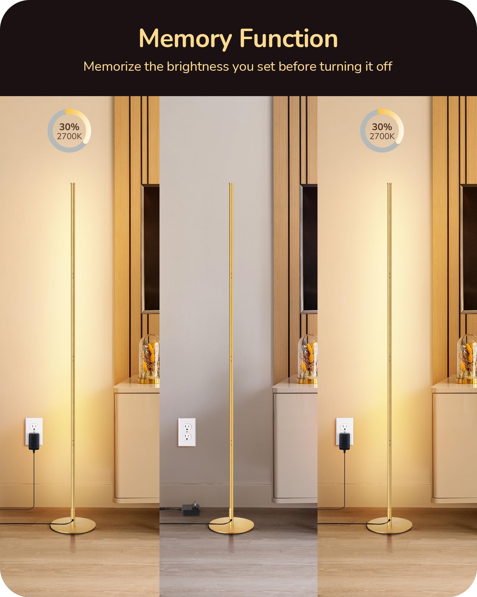 EDISHINE 7 CCT lamp, close-up, customizable color temperature for tasks.