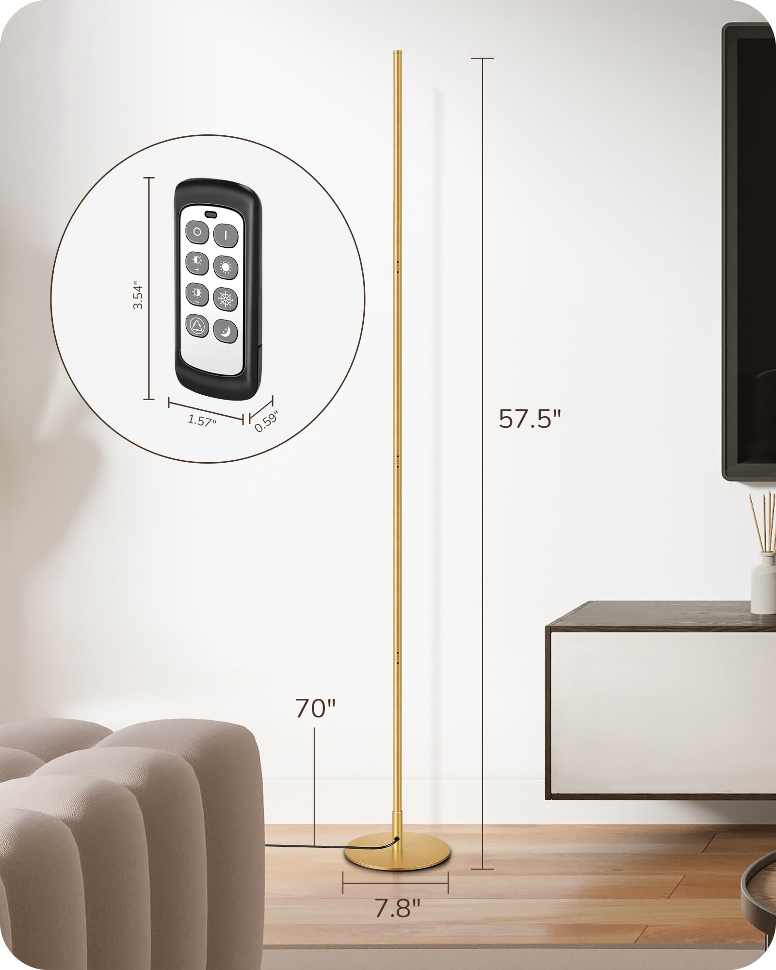 EDISHINE bedroom glow, ambient light, soft and relaxing atmosphere.