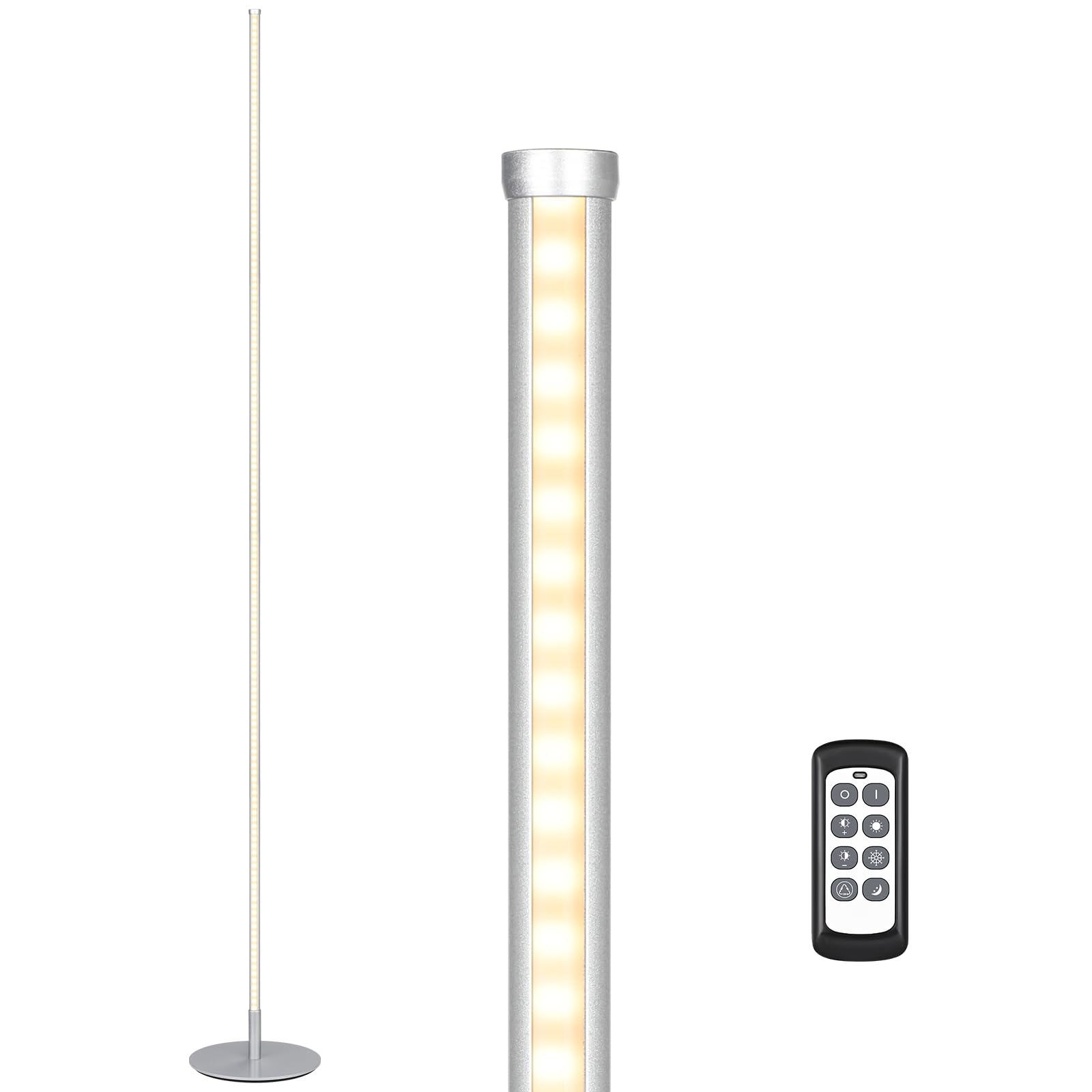 EDISHINE LED Corner Lamp night-light mode provides soft, unobtrusive glow