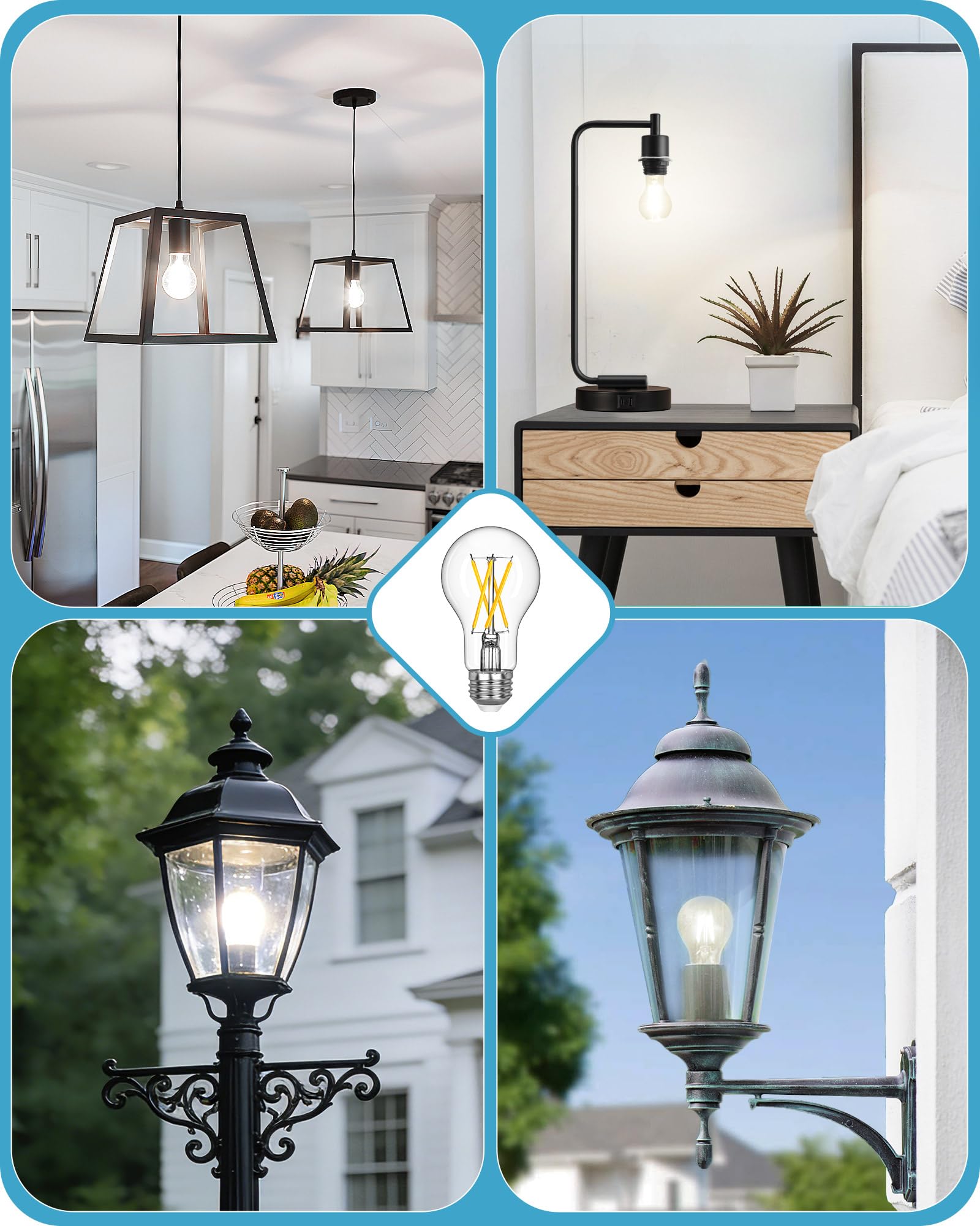 EDISHINE 60W-equivalent bulbs deliver bright illumination while cutting energy use.