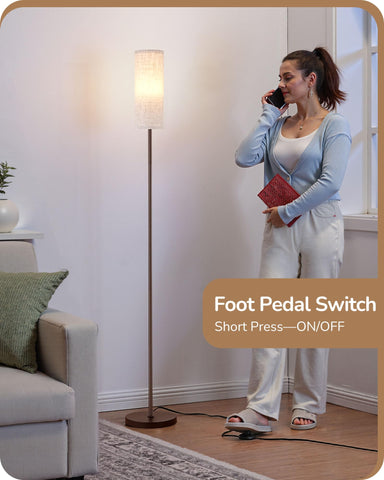 EDISHINE minimalist-designed floor lamp fits modern decor