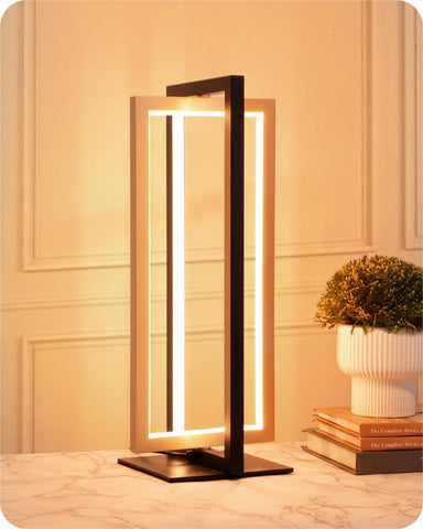 EDISHINE LED table lamp with 3 color temperatures for versatile mood lighting.