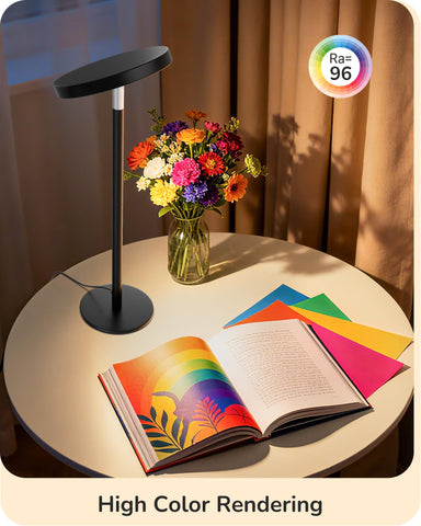 EDISHINE LED table lamp adjustable head directs light exactly where you need it.