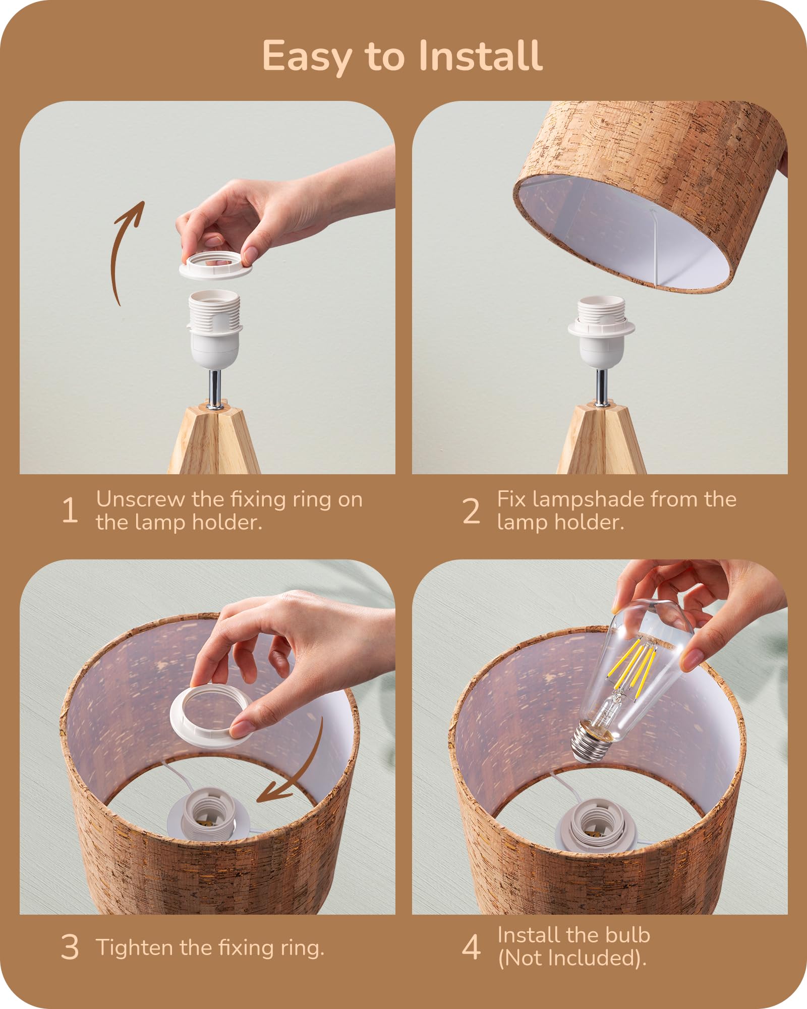 EDISHINE nursery lamp emits a soft glow for night time feeds.