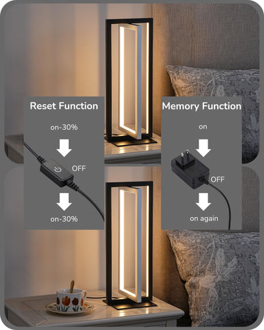 EDISHINE plug-in one-piece design is easy to place on a desk or nightstand.