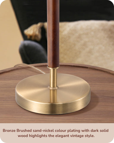 EDISHINE pull-chain switch detail enables easy operation while hiding cords neatly