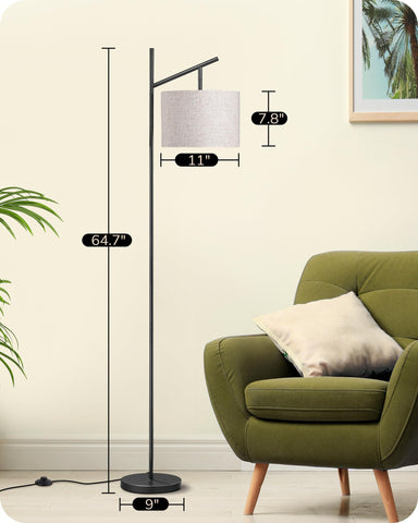 EDISHINE quick-assembly lamp with video guide for easy setup
