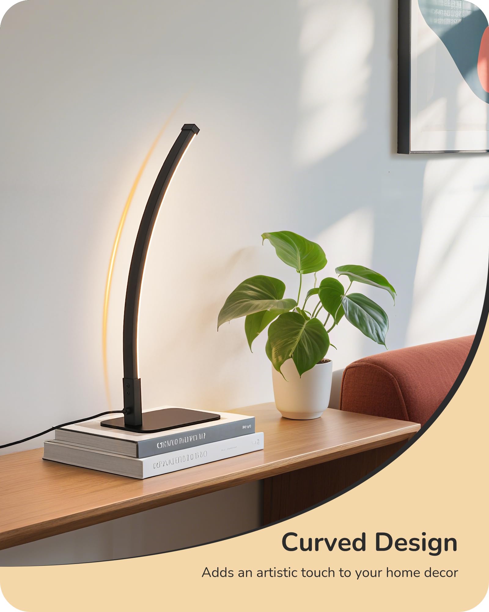 EDISHINE silicone lampshade lamp provides soft, flicker-free light for comfortable evenings.