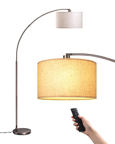 EDISHINE sturdy 11.8-inch base arc lamp suitable for corners