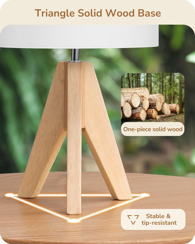 EDISHINE linen shade soft light for glare-free reading with the table lamp.