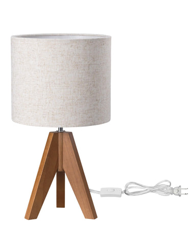 EDISHINE Tripod Table Lamp dimensions — 14.2 H x 7.87 W x 6.5 D inches.
