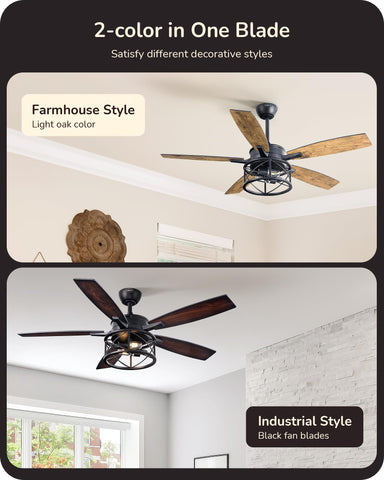 EDISHINE UL-listed ceiling fan for safety and reliable performance.