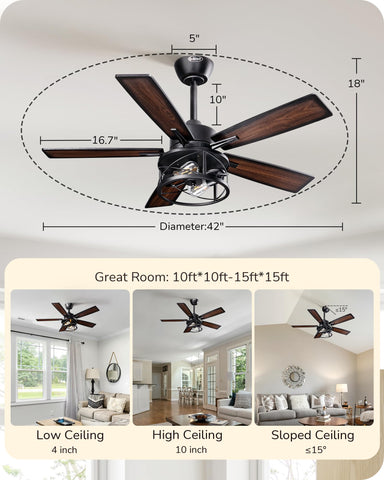 EDISHINE UL-listed ceiling fan combines safety with trusted performance